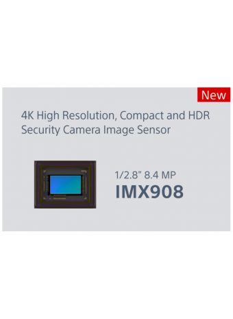IMX908 — это CMOS-датчик изображения для камер видеонаблюдения 